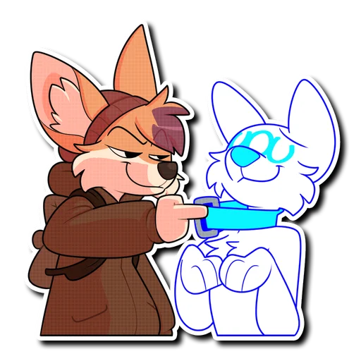 😈 Стикер «Sparky» для Telegram
