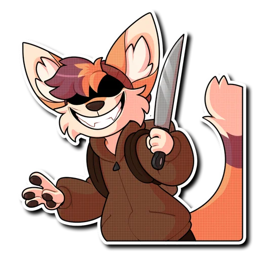 🔪 Стикер «Sparky» для Telegram