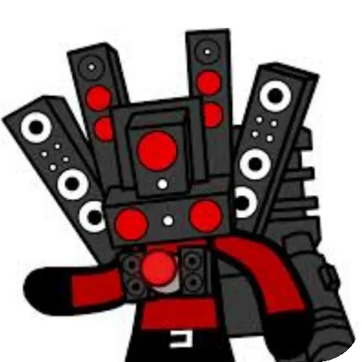 🥰 Стикер «Speaker man titan» для Telegram
