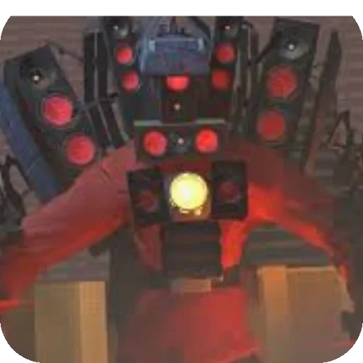 👿 Стикер «Speaker man titan» для Telegram