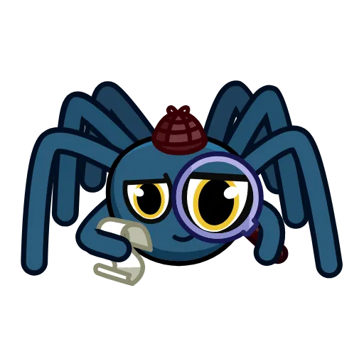 Стикер 29 🎩 Паук