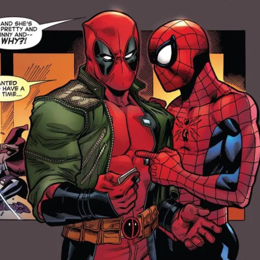🤩 Стикер «Spider Man and DeadPool» для Telegram