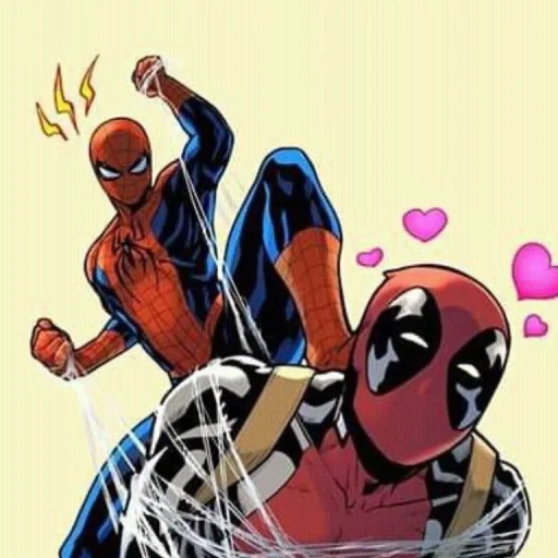 🤩 Стикер «Spider Man and DeadPool» для Telegram