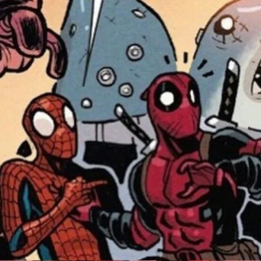 🤩 Стикер «Spider Man and DeadPool» для Telegram