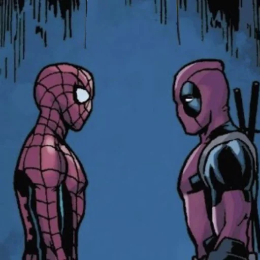 🤩 Стикер «Spider Man and DeadPool» для Telegram