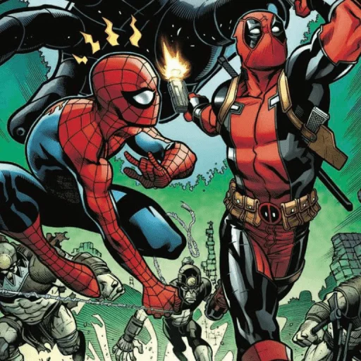 🤩 Стикер «Spider Man and DeadPool» для Telegram