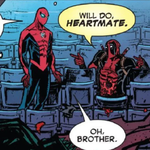 🤩 Стикер «Spider Man and DeadPool» для Telegram