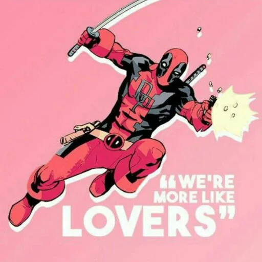 🤩 Стикер «Spider Man and DeadPool» для Telegram