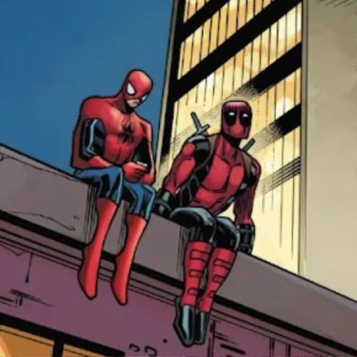 🤩 Стикер «Spider Man and DeadPool» для Telegram