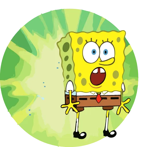 Стикер 13 Sponge Bob