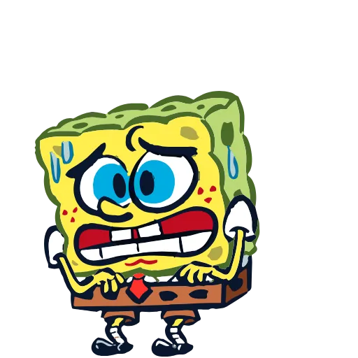Стикер 55 Sponge Bob