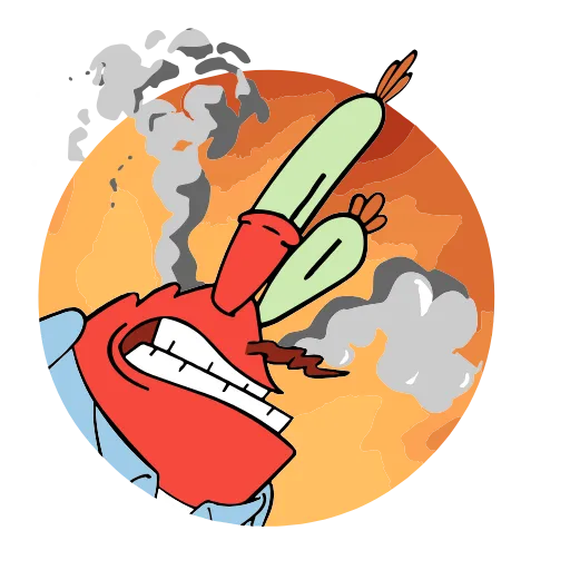 Стикер 6 Sponge Bob
