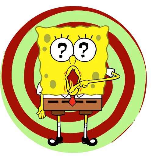 Стикер 9 Sponge Bob