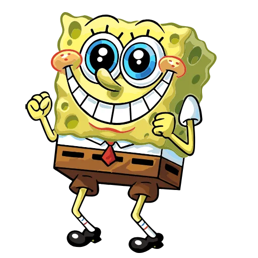Стикер 33 Sponge Bob