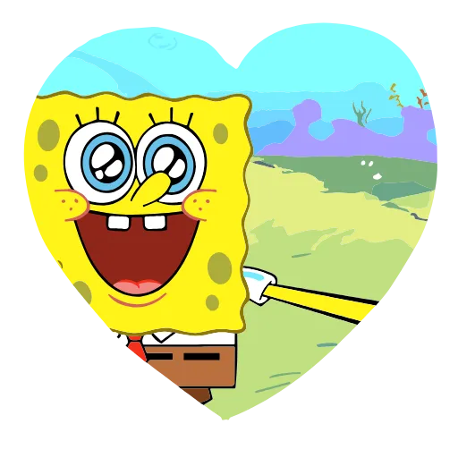Стикер 3 Sponge Bob