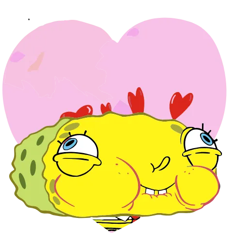 Стикер 5 Sponge Bob