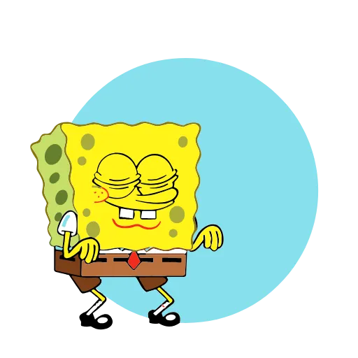Стикер 16 Sponge Bob