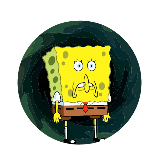 Стикер 15 Sponge Bob