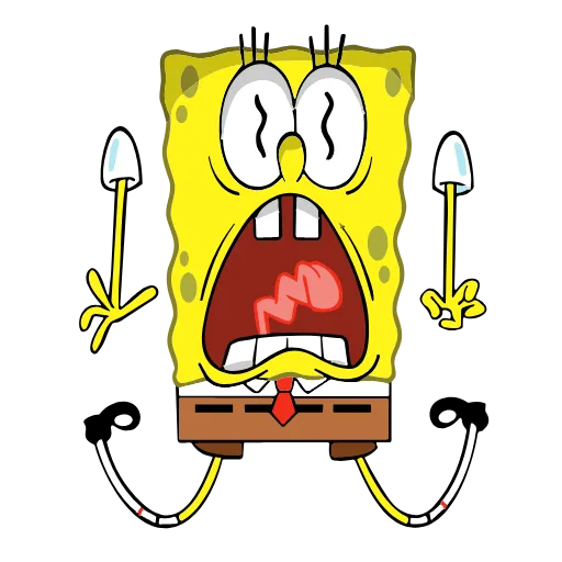 Стикер 7 Sponge Bob