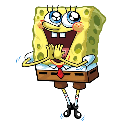 Стикер 30 Sponge Bob
