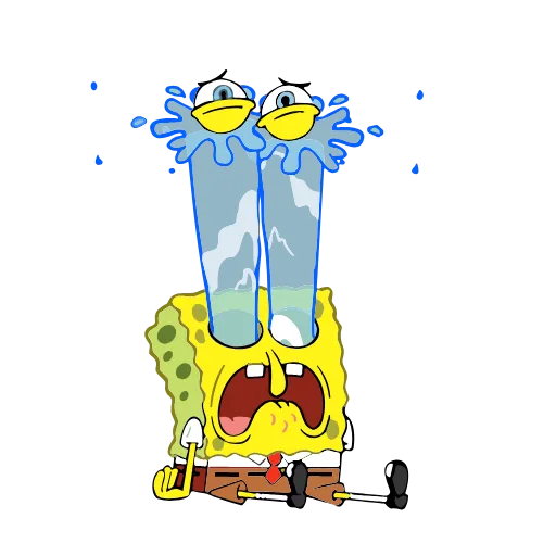 Стикер 2 Sponge Bob