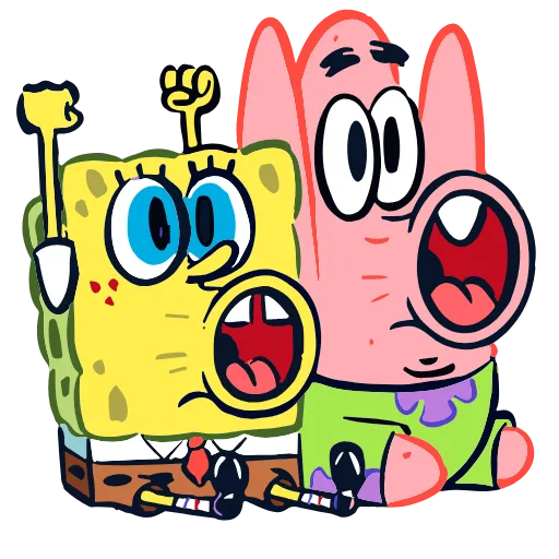 Стикер 42 Sponge Bob