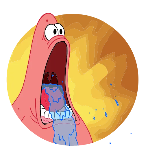 Стикер 14 Sponge Bob