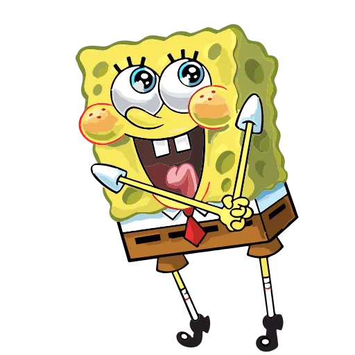 Стикер 40 Sponge Bob