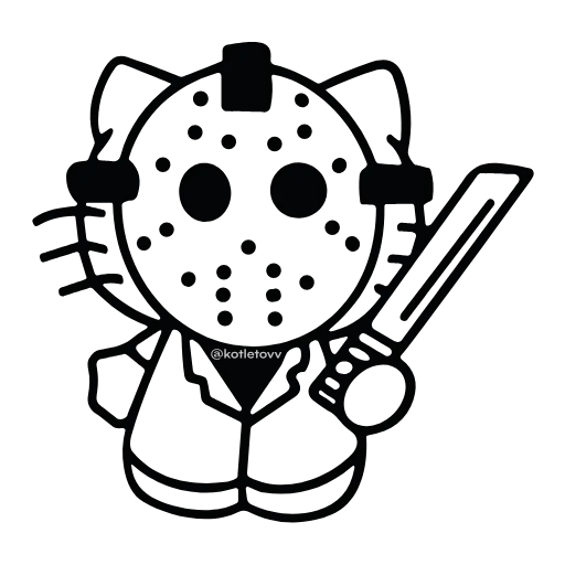 Стикер 12 Spooky Cuties
