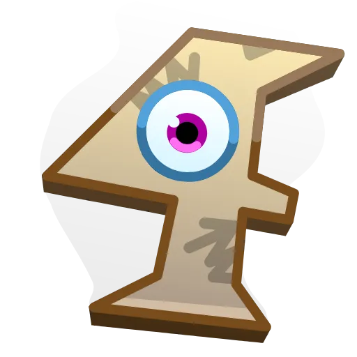 Стикер 31 Spooky Letters
