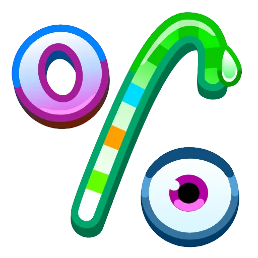 Стикер 46 Spooky Letters