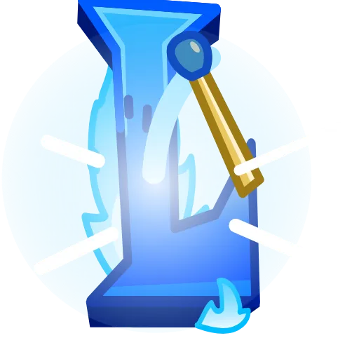 Стикер 12 Spooky Letters