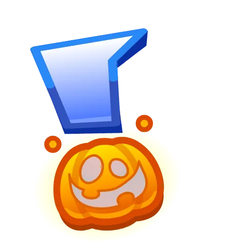 Стикер 37 Spooky Letters