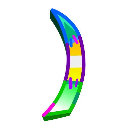Стикер 53 Spooky Letters