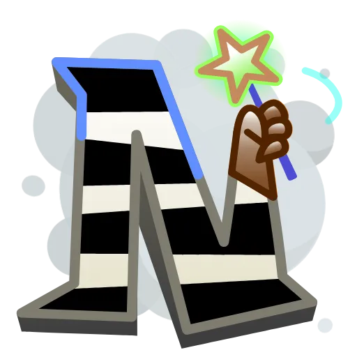 Стикер 14 Spooky Letters