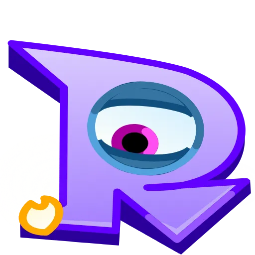 Стикер 18 Spooky Letters