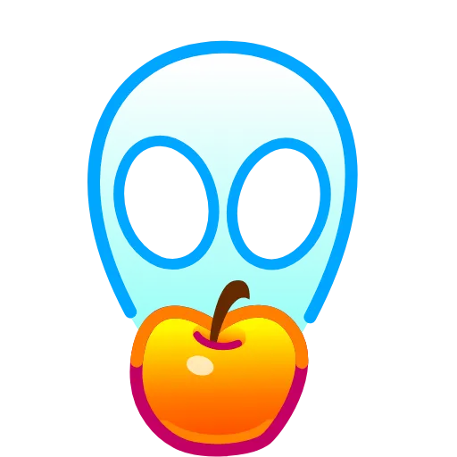 Стикер 55 Spooky Letters