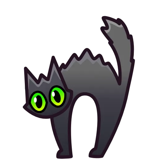 Стикер 50 Spooky Letters