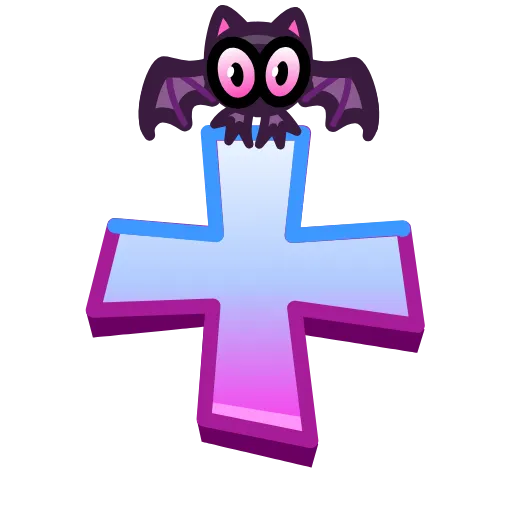 Стикер 40 Spooky Letters