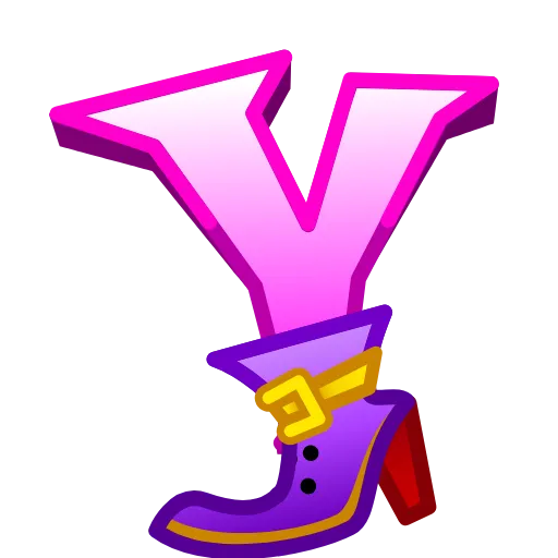 Стикер 25 Spooky Letters