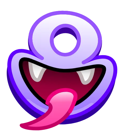 Стикер 35 Spooky Letters