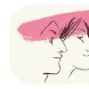 Стикер 3 Spring Woman