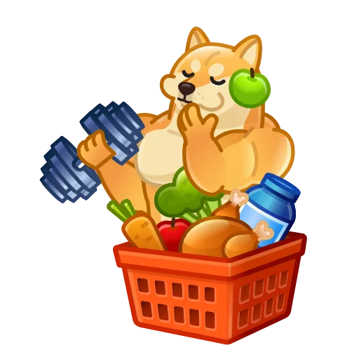 Стикер 5 Spring Basket