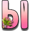 ❤️ Эмодзи «Spring - красивые весенние буковки» для Telegram