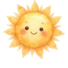 🌞 Эмодзи «Весенние разноцветные буквы и иконки» для Telegram