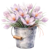 💐 Эмодзи «Весенние разноцветные буквы и иконки» для Telegram