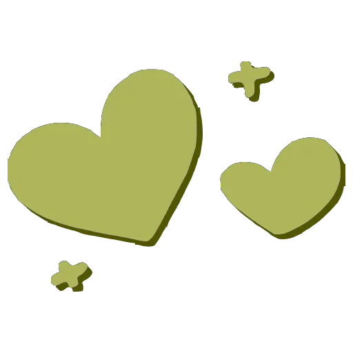 🤩 Эмодзи «Зелёные векторные буквы» для Telegram