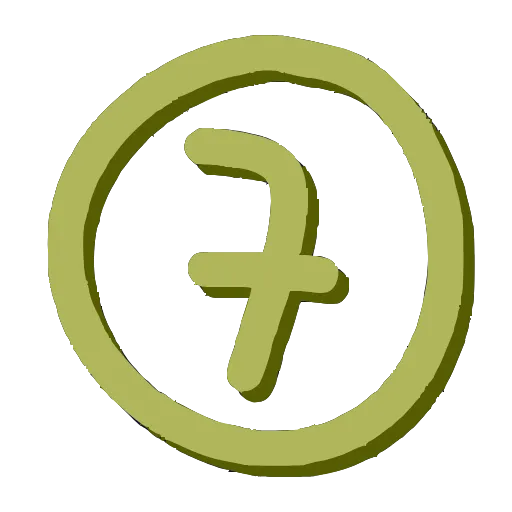 🤩 Эмодзи «Зелёные векторные буквы» для Telegram