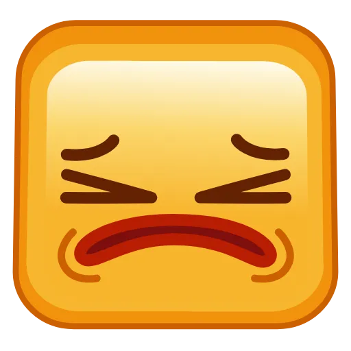 Стикер 30 Square Emoji - квадратные эмоджи