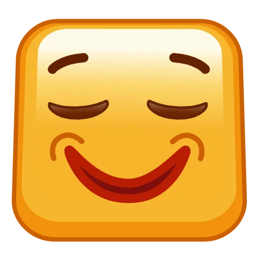 Стикер 11 Square Emoji - квадратные эмоджи